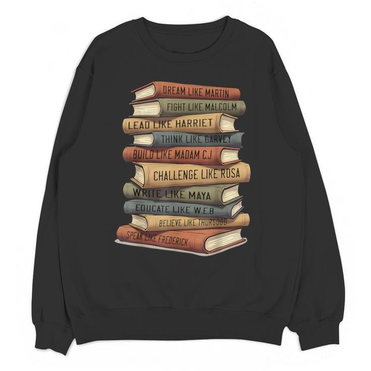 Vintage Books History Retro Book Lover Teacher Unisex Sweatshirt