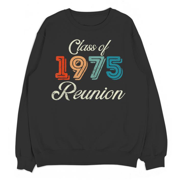 Vintage Class Of 1975 Reunion 50th Graduation Classmate Cool Unisex Sweatshirt