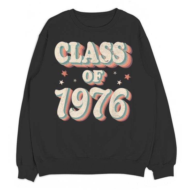 Vintage Class Of 1976 76 High School Graduation Unisex Sweatshirt