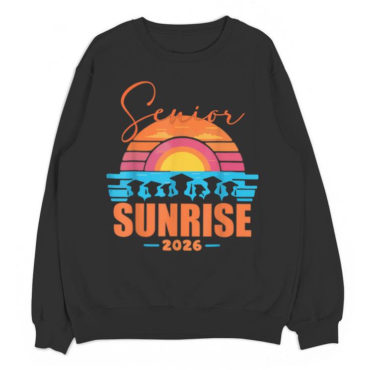 Vintage SENIOR SUNRISE 2026 Seniors Of Class Graduation Unisex Sweatshirt