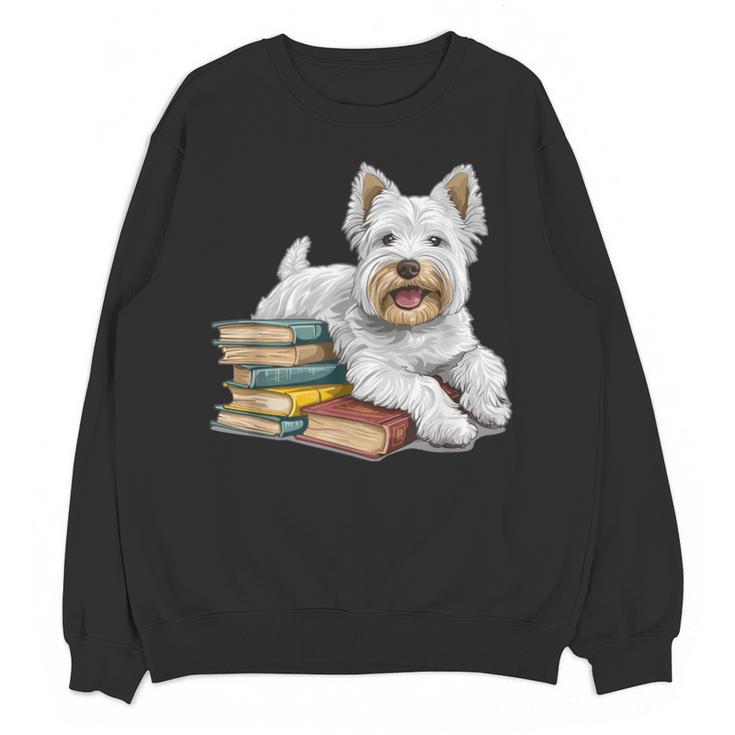 West Highland Terrier Books Dog Breed Westie For Men Women Kids Unisex Sweatshirt