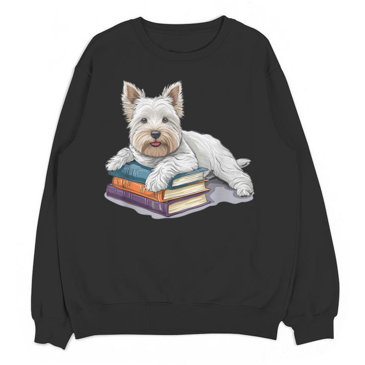 West Highland Terrier Books Dog Breed Westie Unisex Sweatshirt