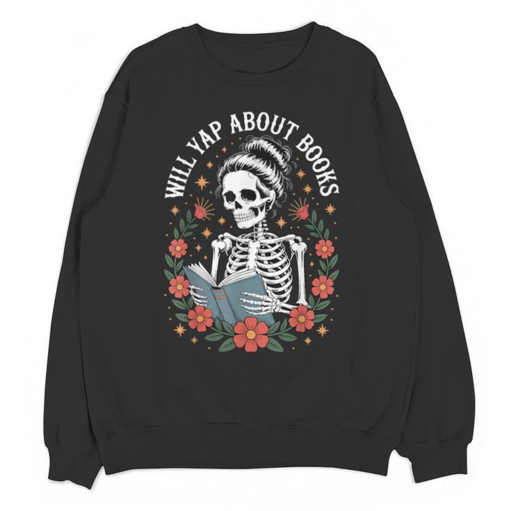 Will Yap About Books Unisex Sweatshirt