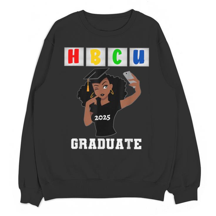 Women HBCU Grad 2025 College Graduation Apparel Unisex Sweatshirt