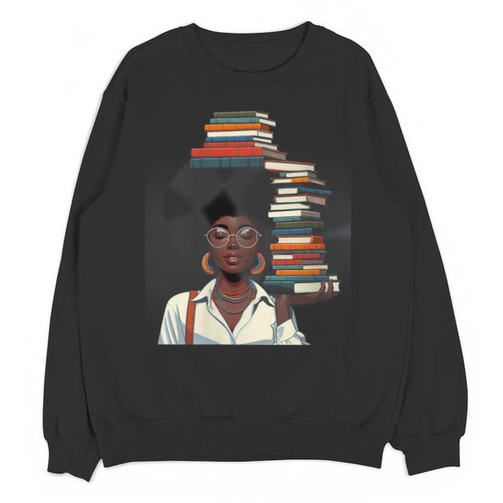 Women's Education Is Freedom Teacher Books Black History Month Unisex Sweatshirt