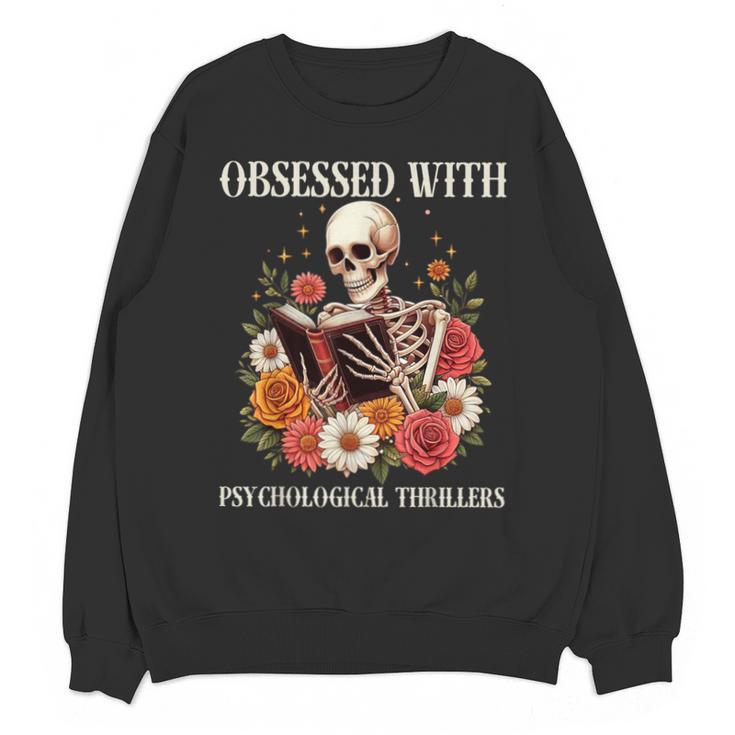 Women's Psychological Thriller Book Reader Lover Unisex Sweatshirt