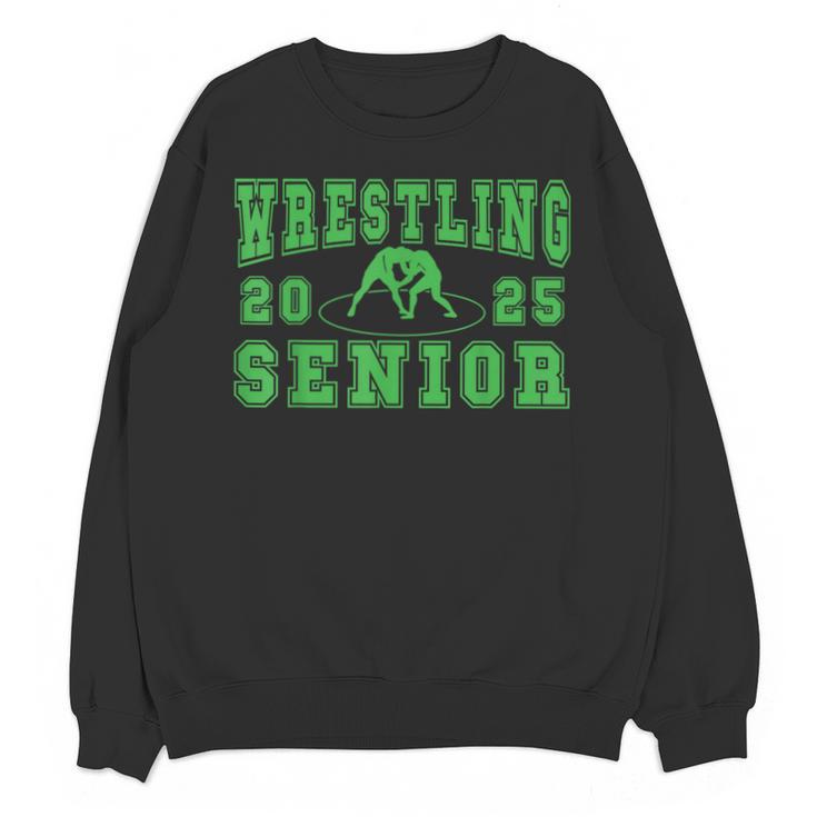 Wrestling Senior Night Wrestling Senior 2025 Graduation 32 Unisex Sweatshirt