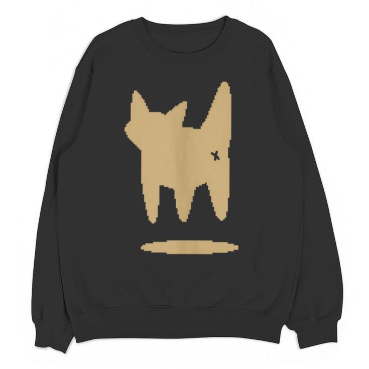 Yk2 Cat With Tomboy Tail 90s Nostalgia Downtown Indie Unisex Sweatshirt