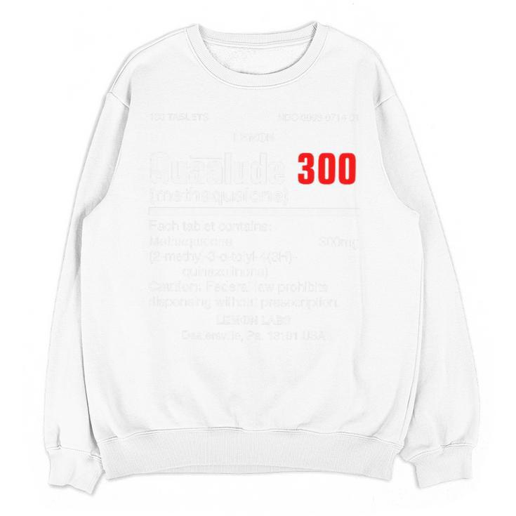 1970's Lemon Labs Quaalude 300 Label Reproduction Nostalgia Premium Tri-Blend Unisex Sweatshirt