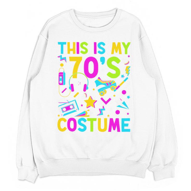 This Is My 70's Costume Nostalgia Mixtape Era 1970s Party Premium Tri-Blend Unisex Sweatshirt