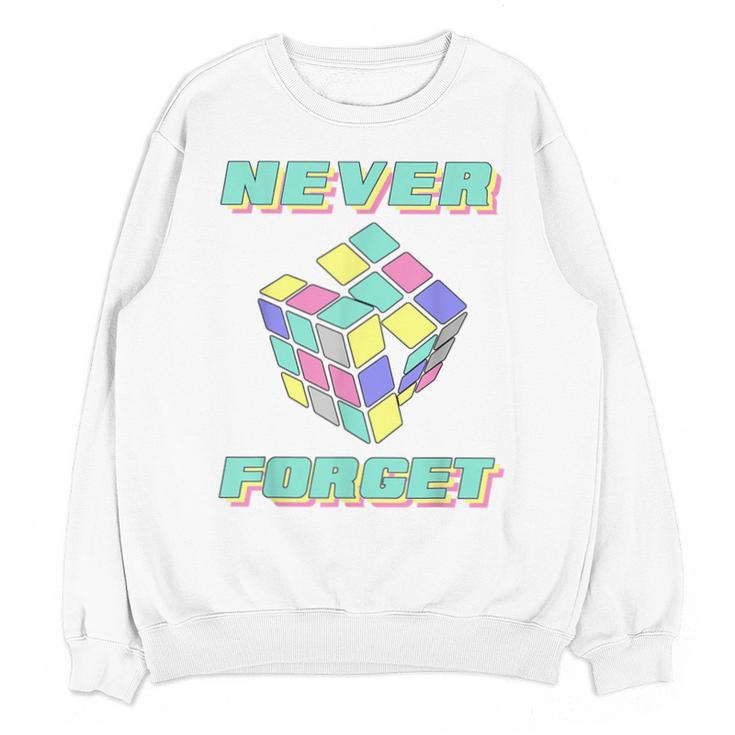 80s 90s Nostalgia Magic Cube Retro Party Costume Unisex Sweatshirt