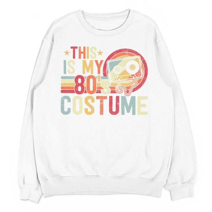 This Is My 80s Costume Vintage Style Nostalgia 1980s Retro Premium Tri-Blend Unisex Sweatshirt This Is My 80s Costume Vintage Style Nostalgia 1980s Retro Premium Tri-Blend Unisex Sweatshirt