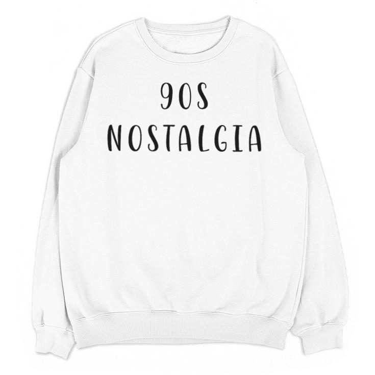 90s Nostalgia Nostalgic Statement Premium Tri-Blend Unisex Sweatshirt