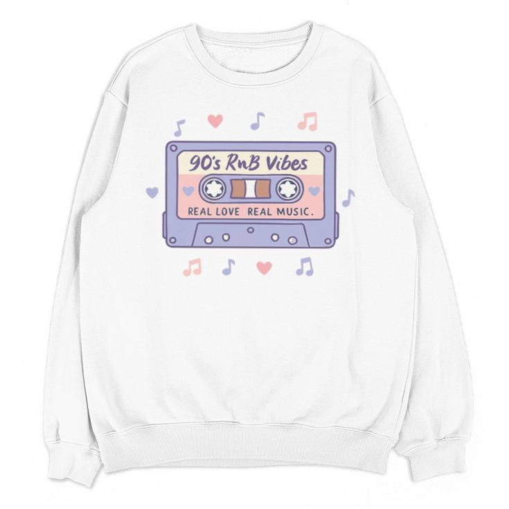 90s RNB Vibes Cassette – Retro Music Nostalgia RNB Cassette Premium Tri-Blend Unisex Sweatshirt