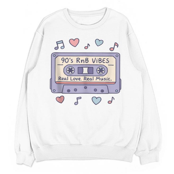 90s RNB Vibes Cassette – Retro Music Nostalgia RNB Cassette Unisex Sweatshirt