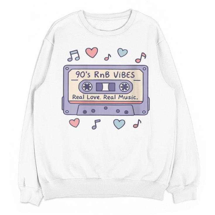 90s RNB Vibes Cassette – Retro Music Nostalgia RNB Cassette Unisex Sweatshirt