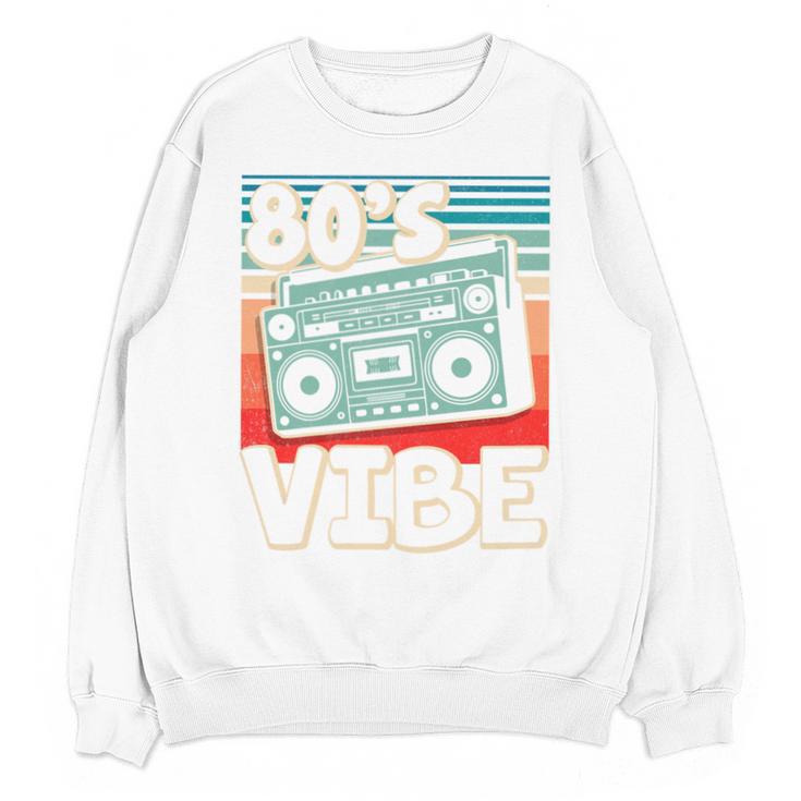90's Vibe Vintage Style Cassette Tape Nostalgia 1990s Party Premium Tri-Blend Unisex Sweatshirt