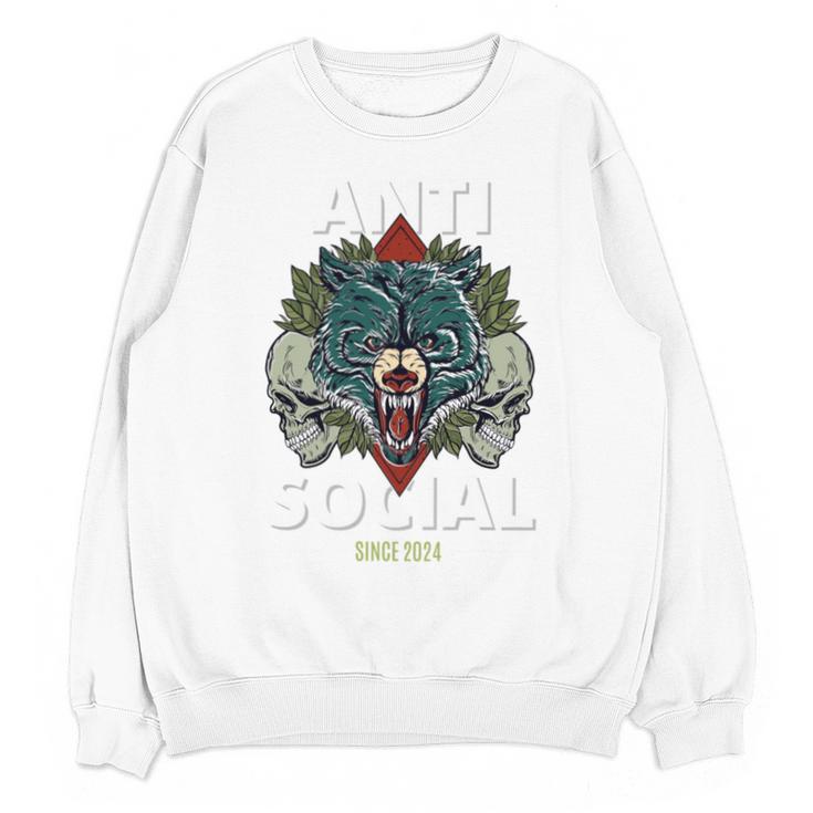 Antisocial Introvert I Like Being Alone Unisex Sweatshirt