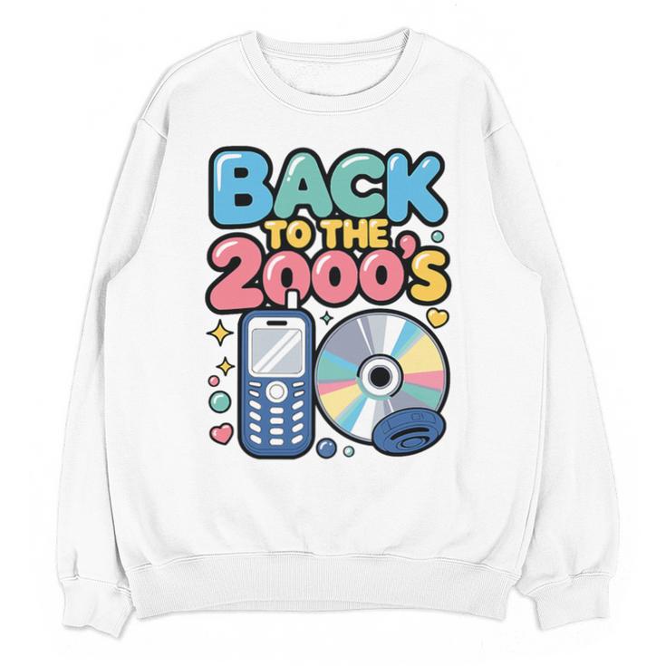 Back To The 2000s Retro Nostalgia Premium Tri-Blend Unisex Sweatshirt