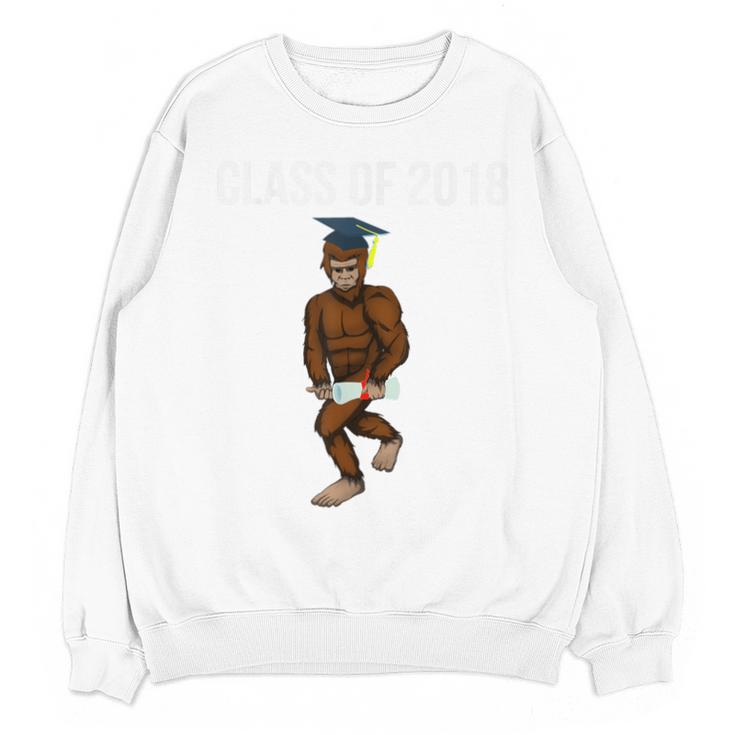 Bigfoot Graduation Shirt Class Of 2018 College Boys Unisex Sweatshirt