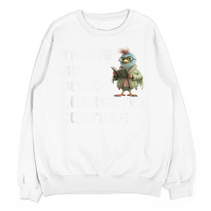 This Is My Book Character Costume Reading For Him & Her Cool Unisex Sweatshirt