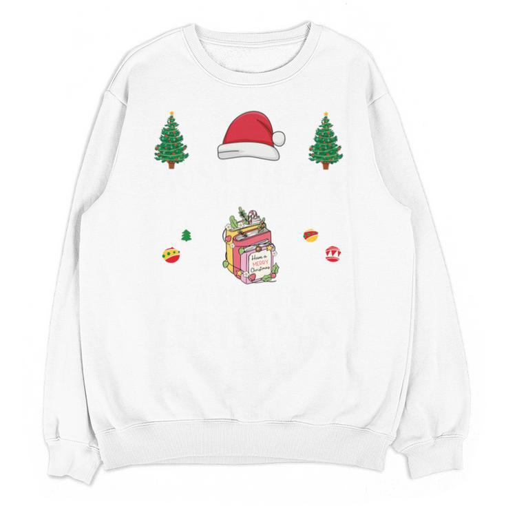 Christmas Tee Most Likely To Read A Book On Christmas Unisex Sweatshirt