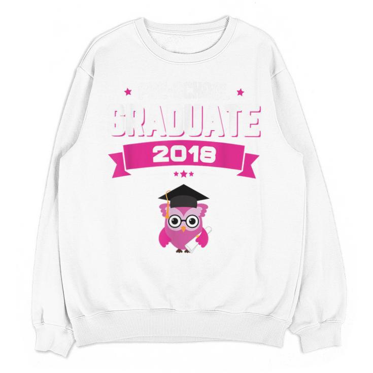 Class Of 2018 Preschool Graduation Girls Pre K Unisex Sweatshirt