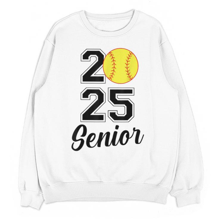 Class Of 2025 Softball Senior Graduation Graduate Women Unisex Sweatshirt
