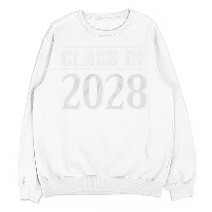 Class Of 2028 Senior Graduation Year Idea Unisex Sweatshirt