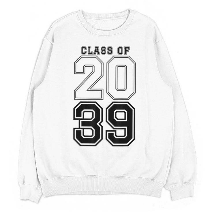 Class Of 2039 Blue Graduation Senior Student Tee Unisex Sweatshirt