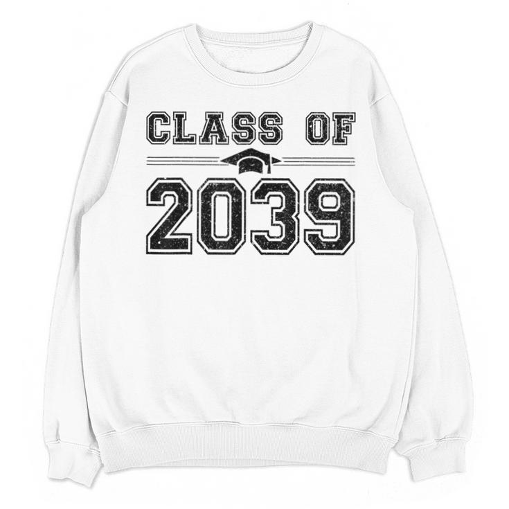 Class Of 2039 Grow With Me First Day Of School Graduation Unisex Sweatshirt