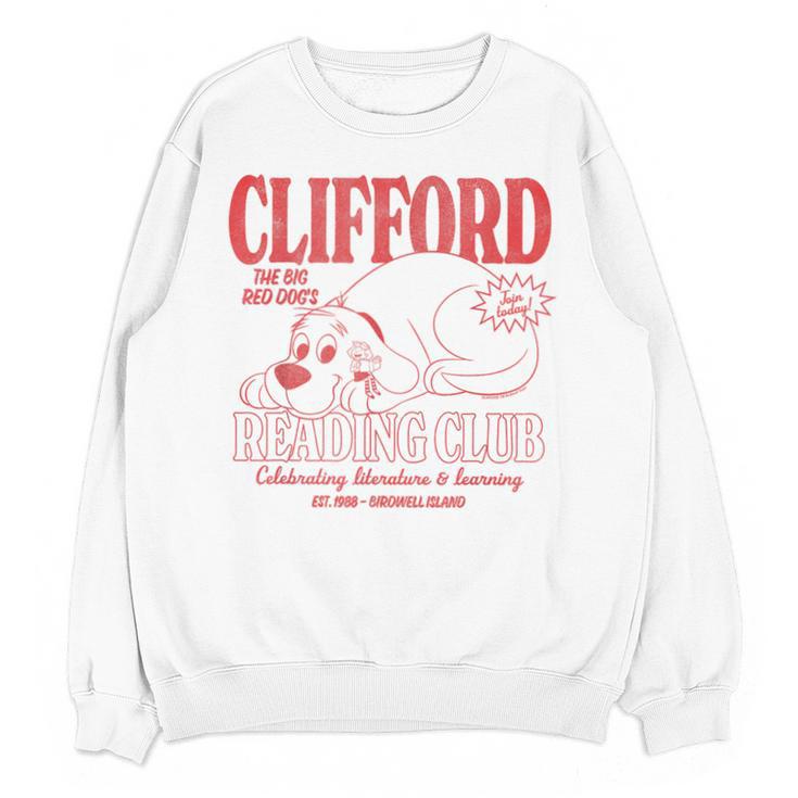 Clifford The Big Red Dog Reading Club Est 1988 Kids Books Unisex Sweatshirt