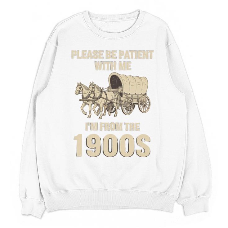Country Please Be Patient With Me I'm From The 1900s Vintage Premium Tri-Blend Unisex Sweatshirt