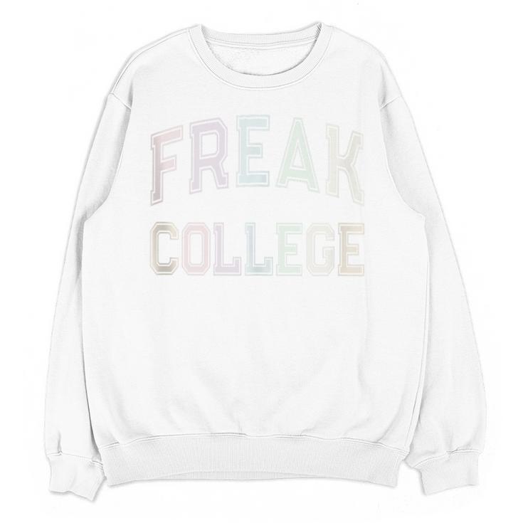 Crazy Antisocial FREAK COLLEGE Introvert Don't Call Me Unisex Sweatshirt