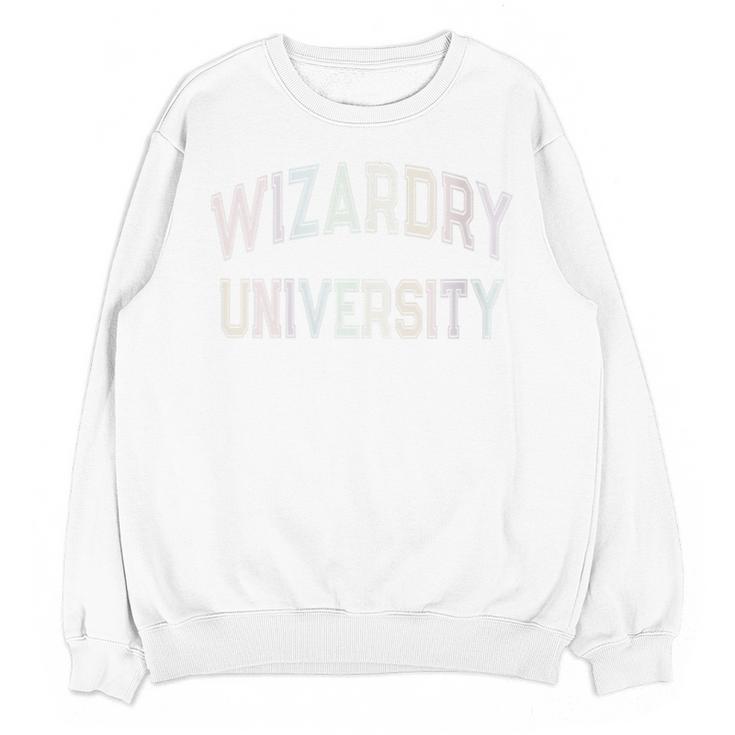 Crazy Antisocial WIZARDRY UNIVERSITY Introvert Don't Call Me Unisex Sweatshirt