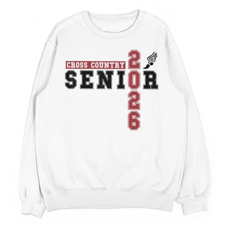 Cross Country Senior Night XC Senior 2026 Graduation 90 Unisex Sweatshirt
