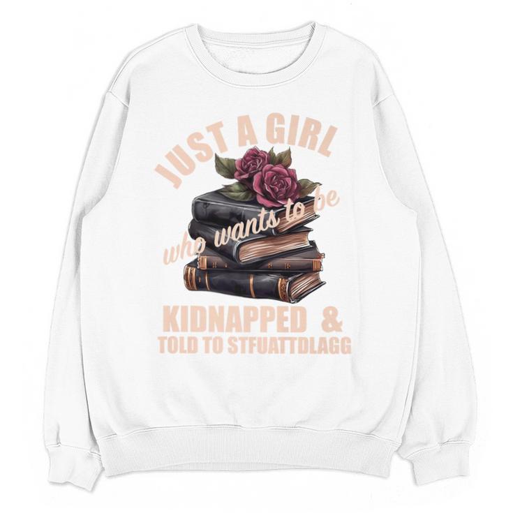 Dark Romance Women Told To STFUATTDLAGG Smutt Book Merch Premium Unisex Sweatshirt