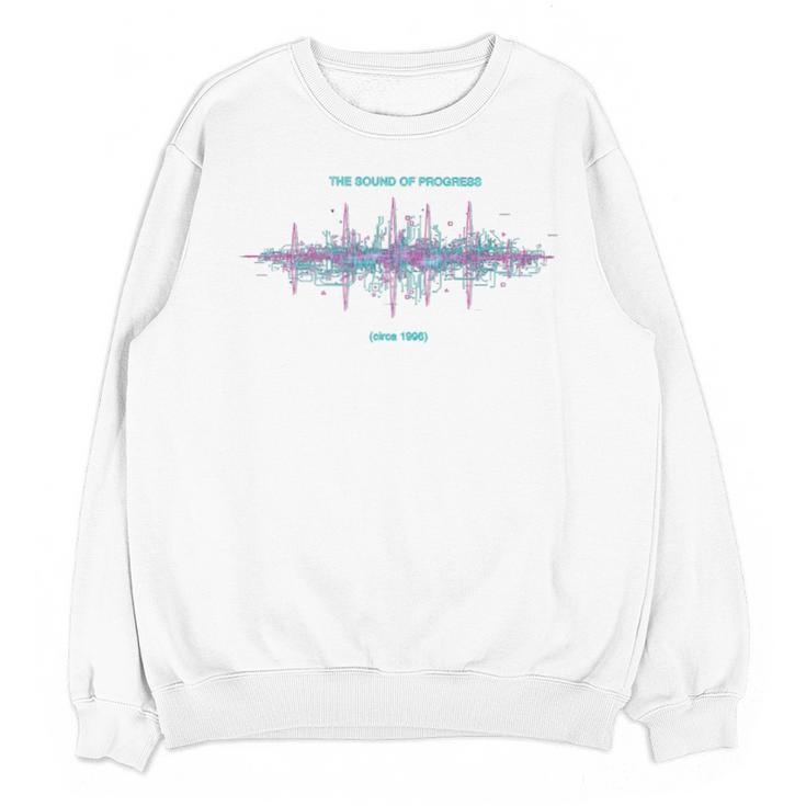 DIAL UP Modem Sound Of Progress 1996 Gen X Tech Nostalgia Premium Tri-Blend Unisex Sweatshirt