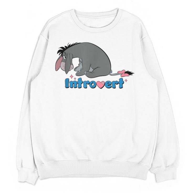 Disney Winnie The Pooh Introvert Eeyore Logo Unisex Sweatshirt