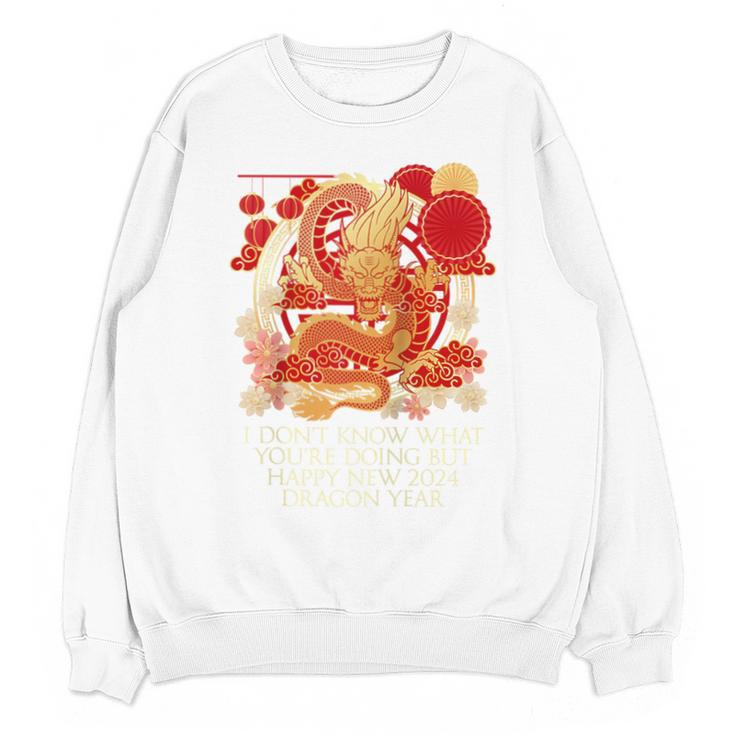 I Dont Know What Youre Doing Chinese New Year Introvert Raglan Baseball Tee Unisex Sweatshirt
