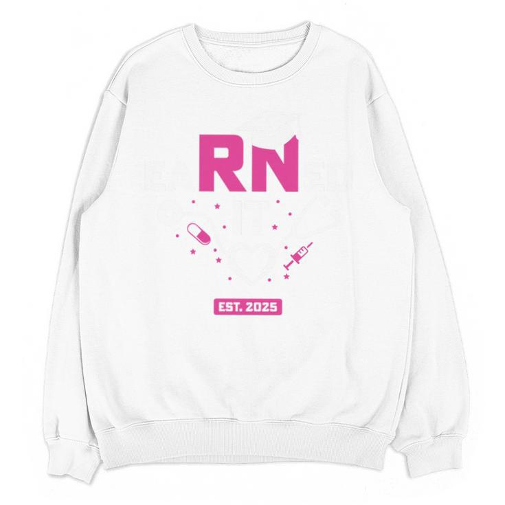 Earned It RN 2025 Nurse Graduation Nursing School Graduate Premium Tri-Blend Unisex Sweatshirt