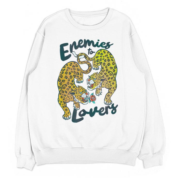 Enemies To Lovers Jaguar Tee Romance Book Plot Device Trope Unisex Sweatshirt