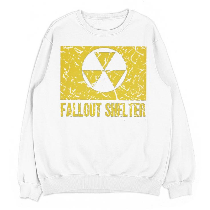 Fallout Shelter Nuclear War Radioactive Nostalgia  T-Shirt Unisex Sweatshirt