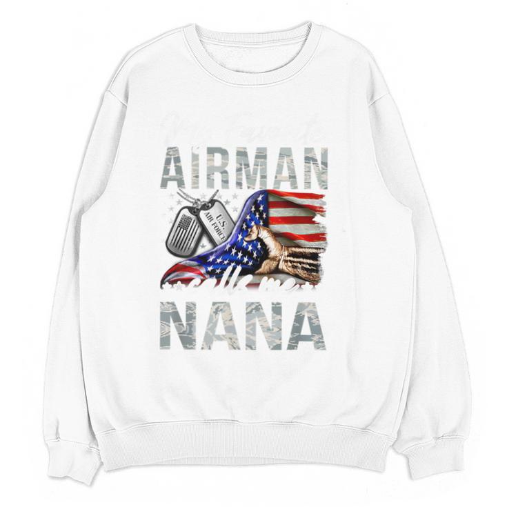 My Favorite Airman Calls Me Nana Air Force Graduation Nana Unisex Sweatshirt