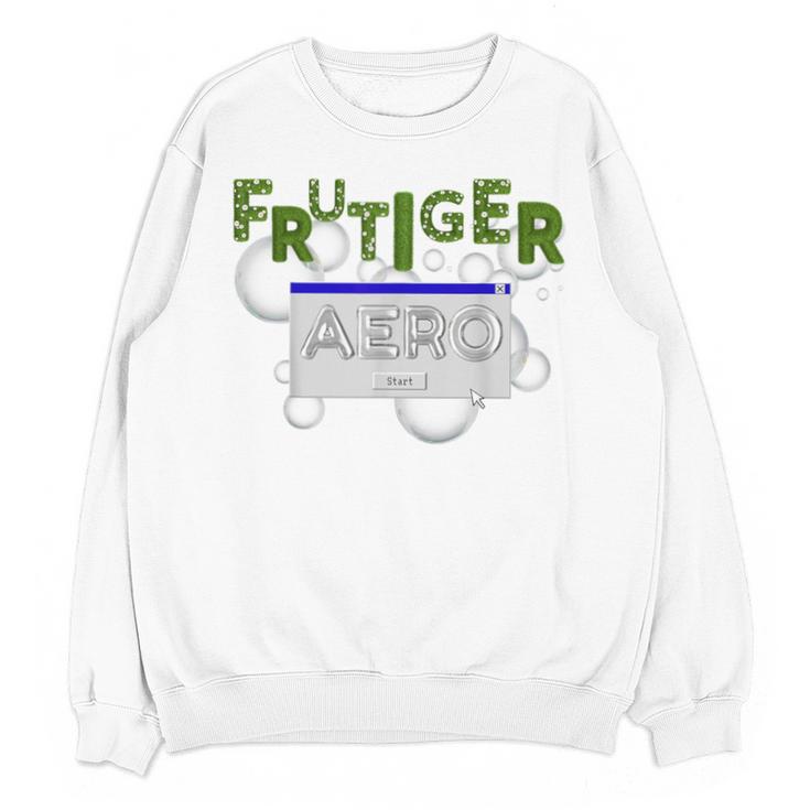 Frutiger Aero Y2K Fashion Trends Grass Fun Computers Unisex Sweatshirt Frutiger Aero Y2K Fashion Trends Grass Fun Computers Unisex Sweatshirt