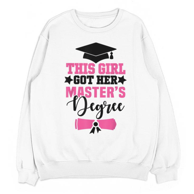 This Girl Got Her Masters Degree Graduation Mastered It 2024 Unisex Sweatshirt