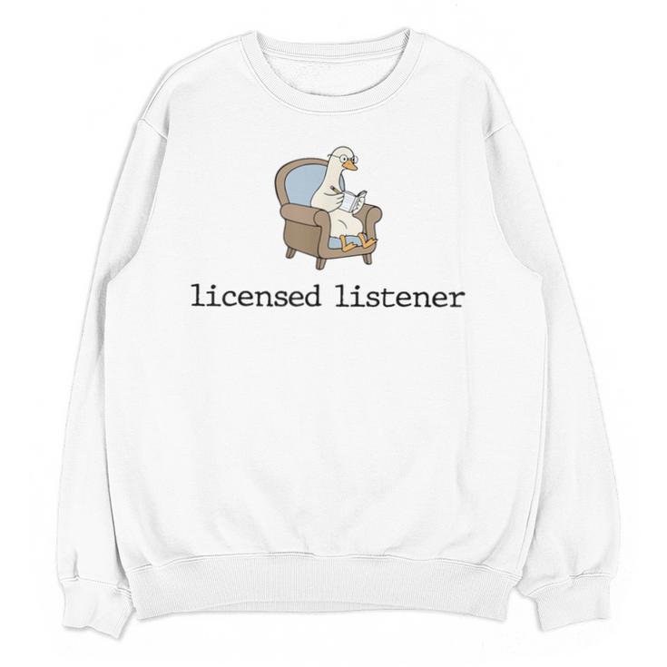 Goose Licensed Listener Psychology School Graduation Unisex Sweatshirt