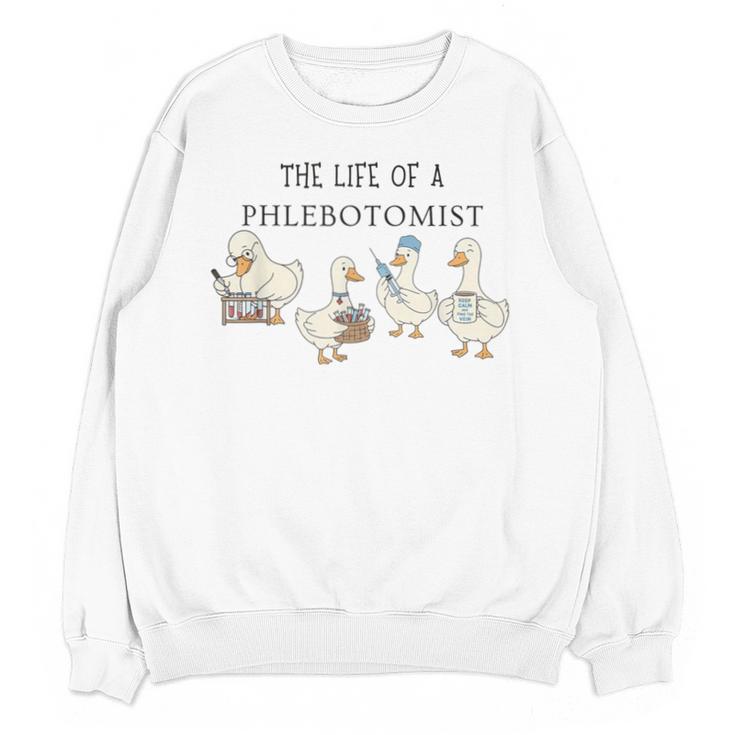 Goose Phlebotomy Technician Graduation Lab Week 2026 Unisex Sweatshirt