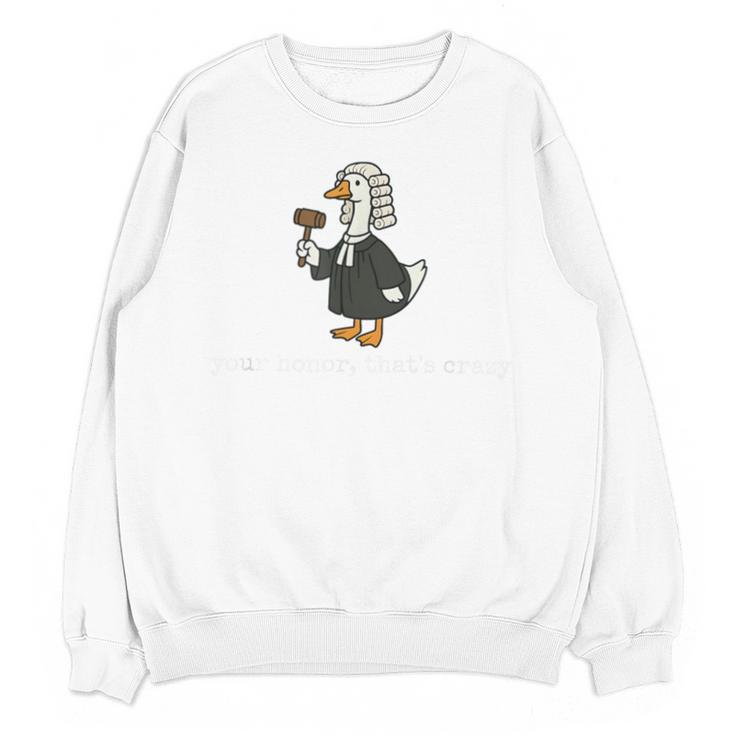 Goose Silly Lawyer Law School Graduation Future Lawyer Unisex Sweatshirt