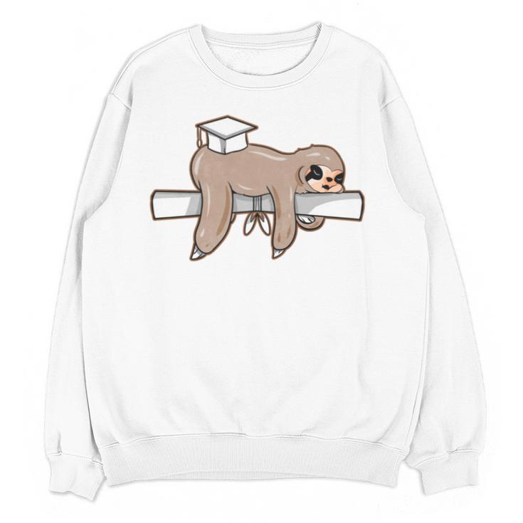 Graduation 2022 PhD Sloth Bachelor Master School Doctor Unisex Sweatshirt
